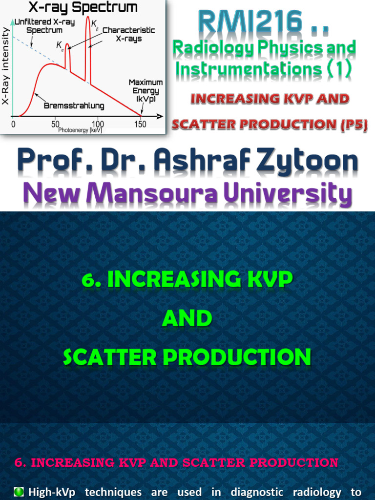 High-kVp Techniques in Radiology | PDF