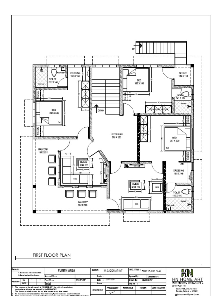 First Floor Plan Drawing Guidelines | PDF
