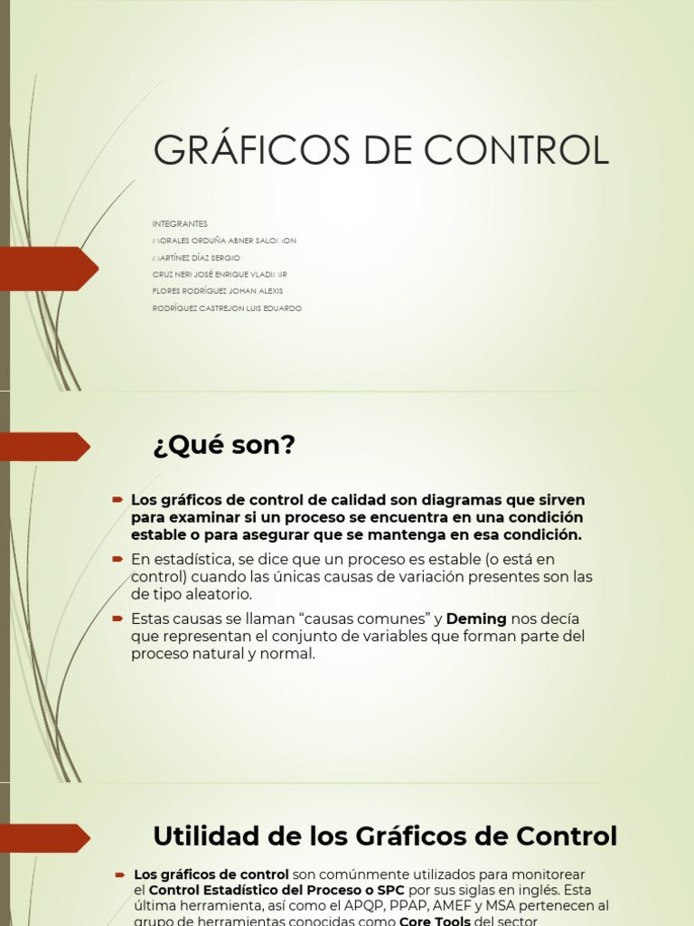 Graficos de Control Exp1 | PDF | Calidad (comercial) | Diferencia