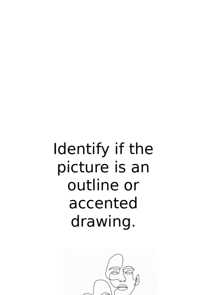 Outline vs. Accented Drawing Techniques | PDF