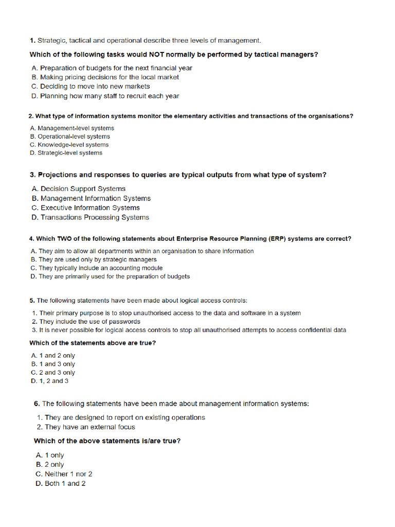 MIS and Data Analytics - Answers | PDF