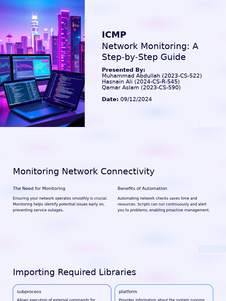 Python Network Monitoring a Step by Step Guide (1) | PDF | Computer ...