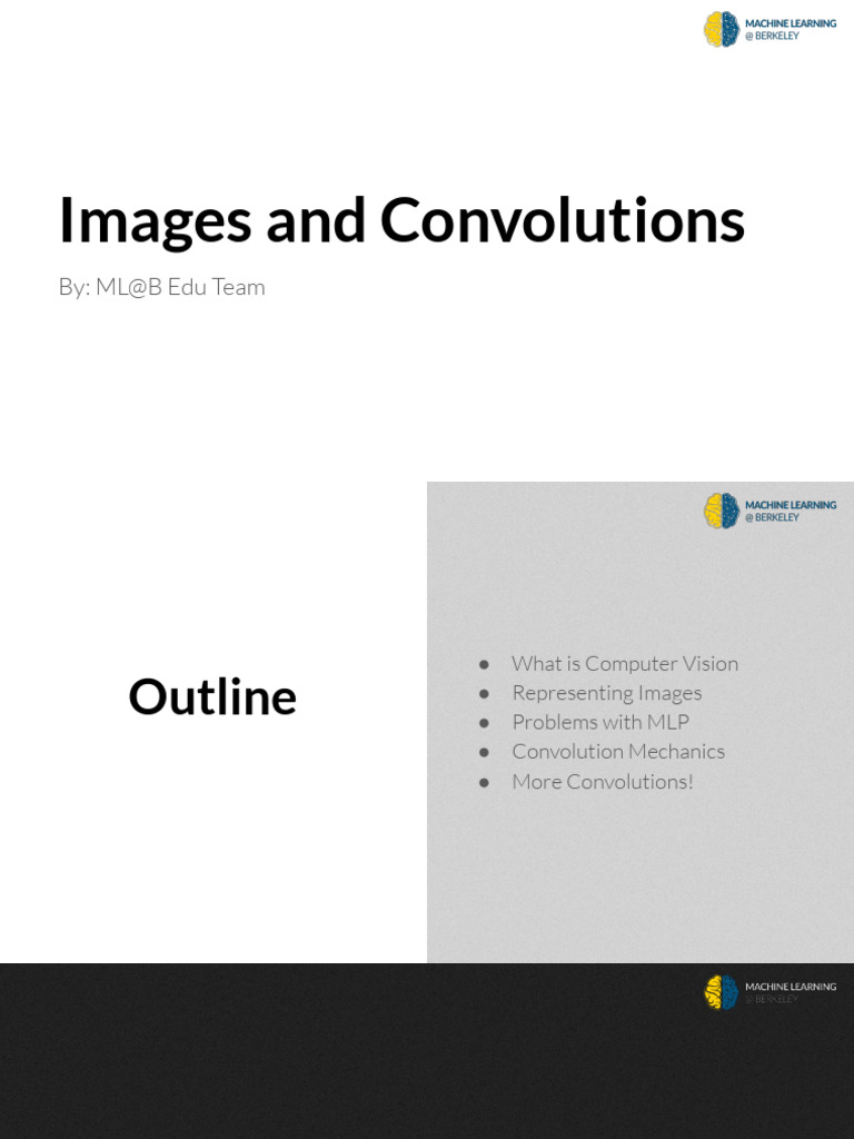 (Fall 2024) Images and Convolutions | PDF | Computer Vision | Machine ...