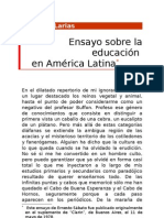 Ensayo Sobre La Educacion (1)