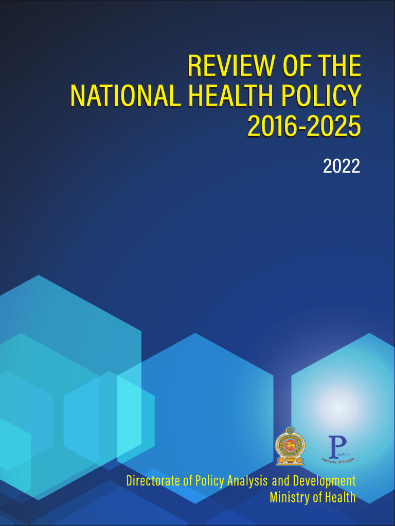 National Health Policy Review 2022 Compressed | PDF | Health Care ...