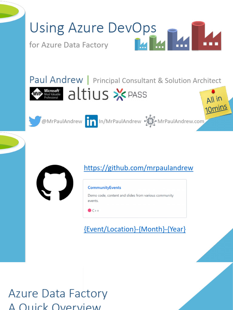 Using Azure DevOps for Azure Data Factory | PDF | Software Industry ...