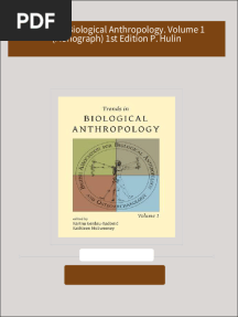 Instant ebooks textbook Trends in Biological Anthropology. Volume 1 (Monograph) 1st Edition P. Hulin download all chapters