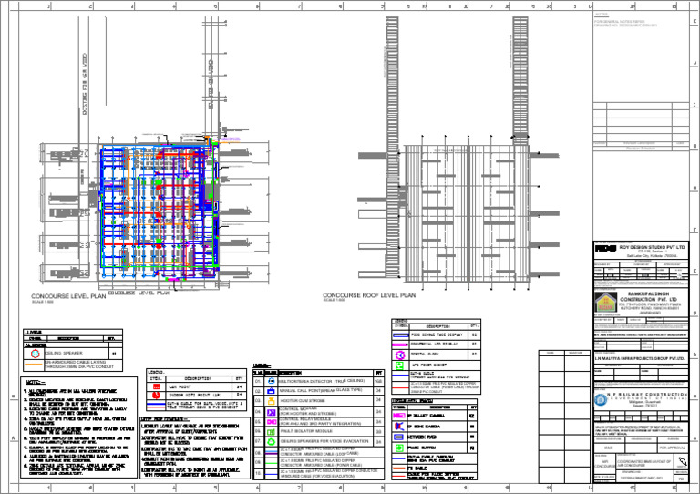 Co-Ordinated Ibms Layout of Air Concourse | PDF