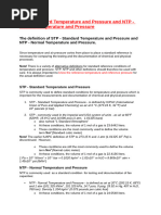 Understanding STP and SATP Conditions | PDF | Pascal (Unit) | Pounds ...