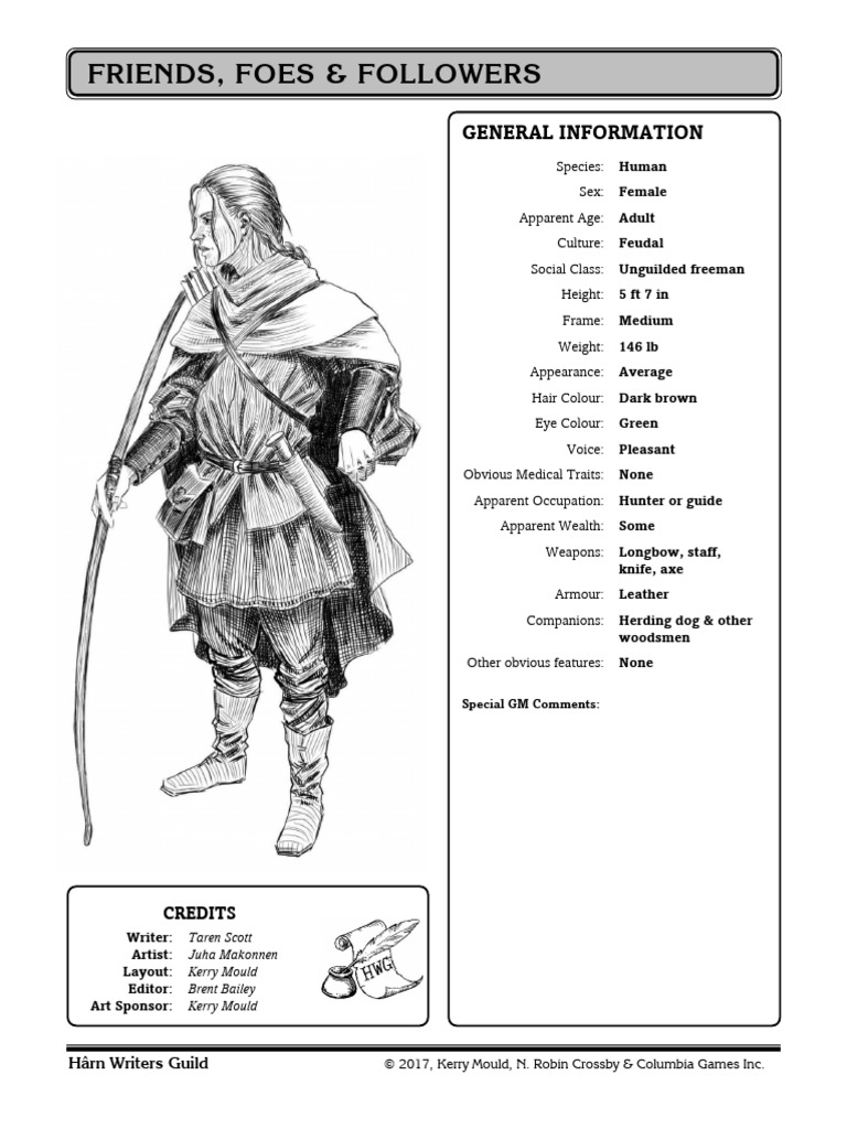 Saige of Talfen: Uthriem Roliri Ranger | PDF