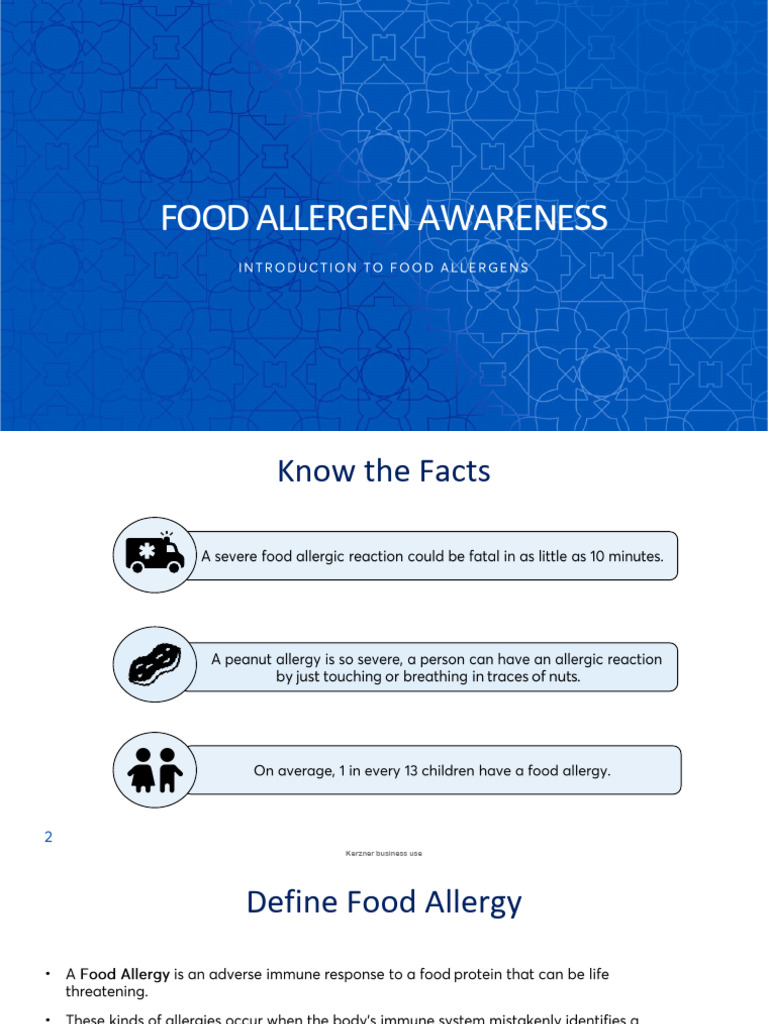 Food Allergy and Intolerance Guide | PDF