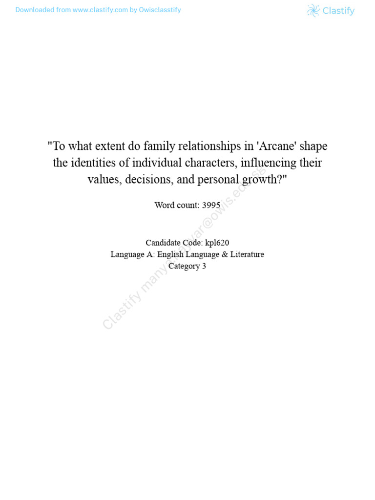 To What Extent Do Family Relationships in 'Arcane' Shape The Identities ...