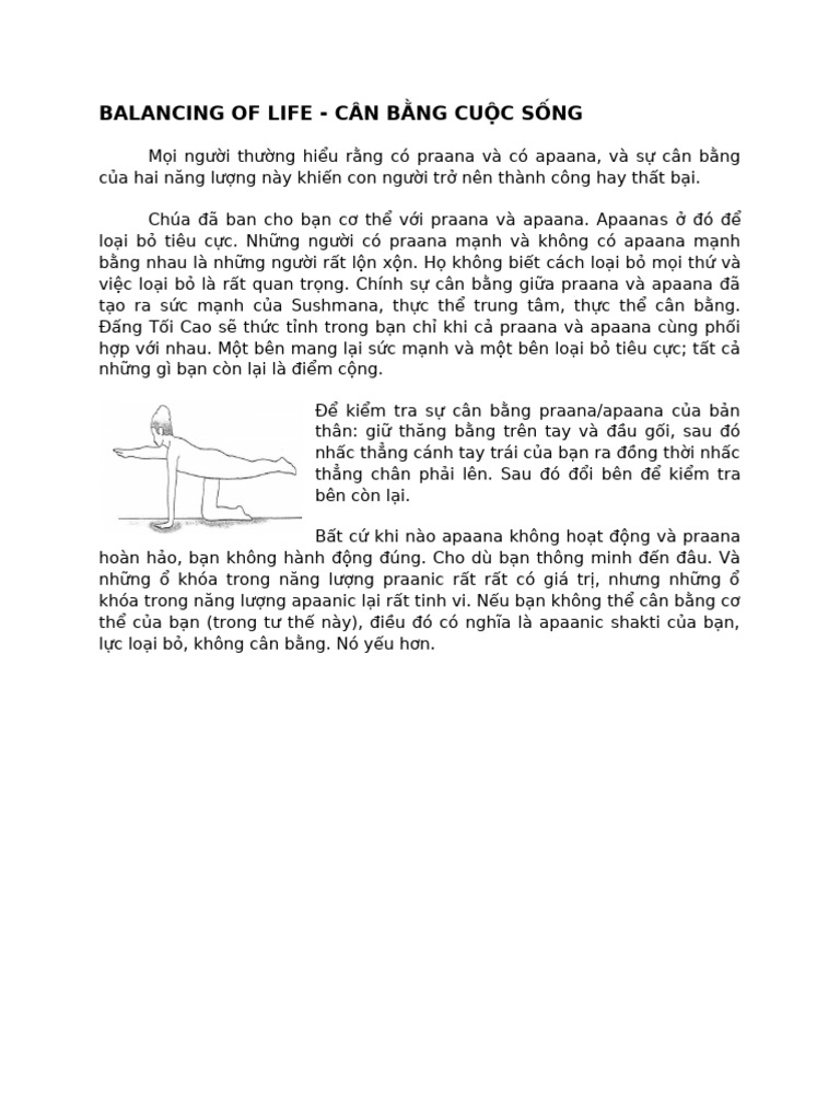 Balancing of Life | PDF