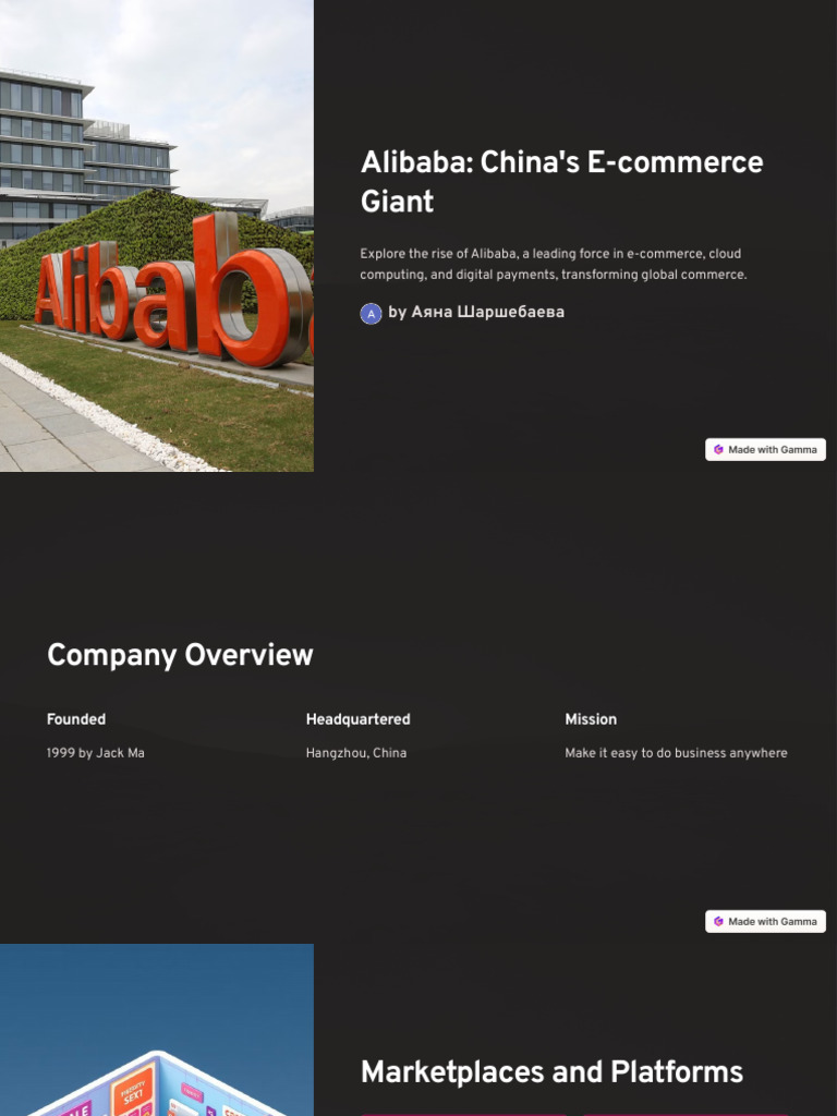 Alibaba Chinas E Commerce Giant | PDF