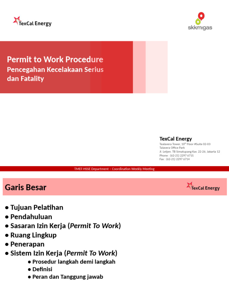 PTW Training | PDF