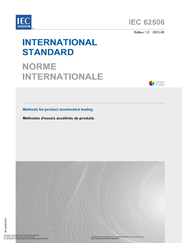 Iec62506 2013 | PDF