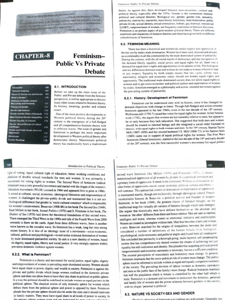 Feminism Pdf Gender Studies Feminism