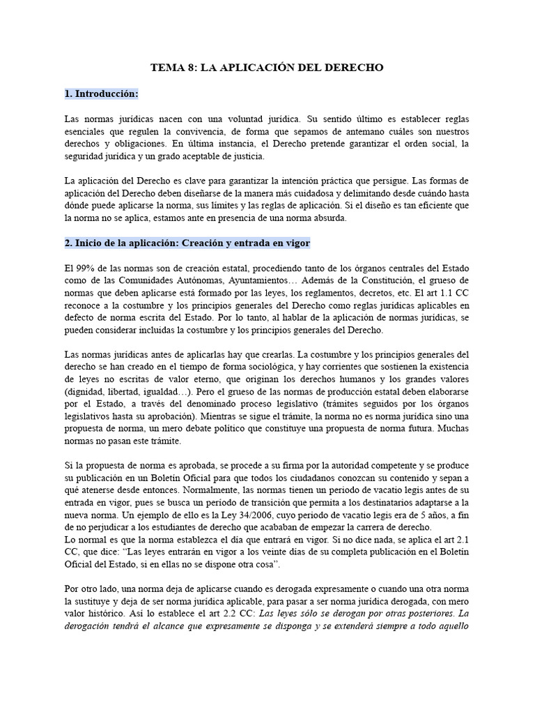 Tema 8 - Filosofía | PDF | Caso de ley | Estado (política)