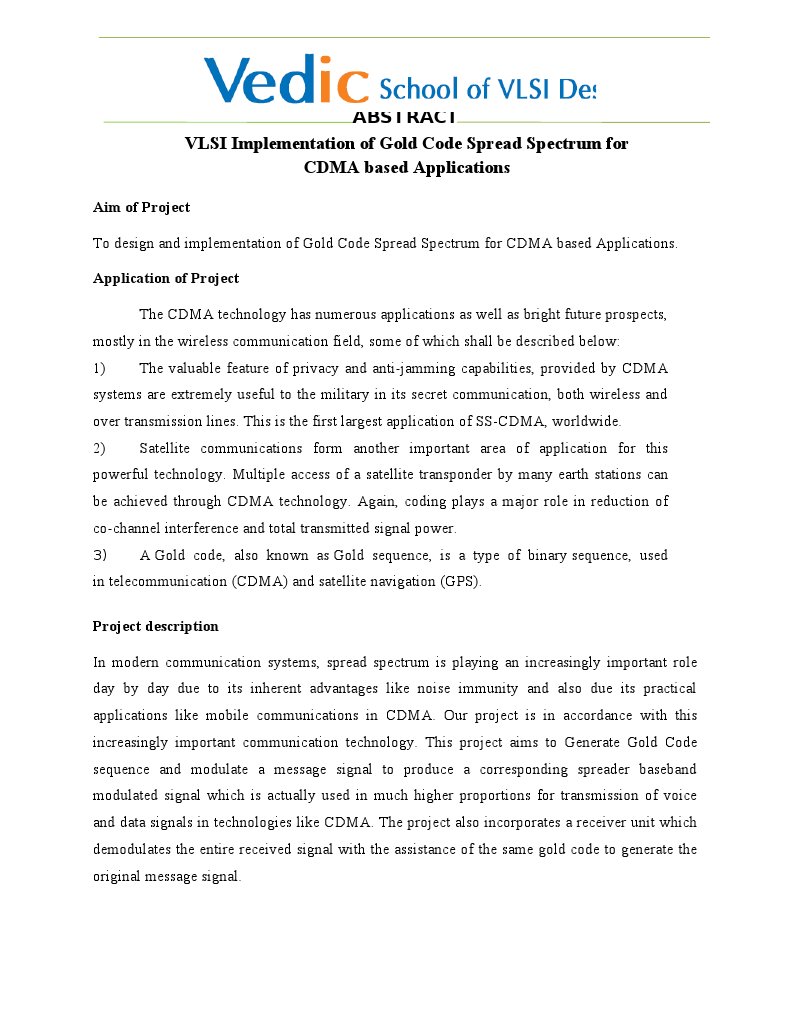 Gold Code Spread Spectrum for CDMA | PDF | Code Division Multiple ...