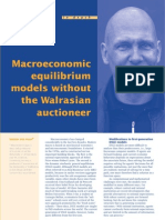 Macroeconomic Equilibrium Models Without The Walrasian Auctioneer