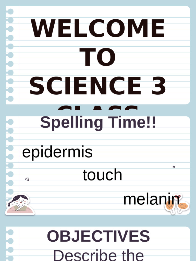 Skin Care and Sense of Touch | PDF | Skin | Epidermis
