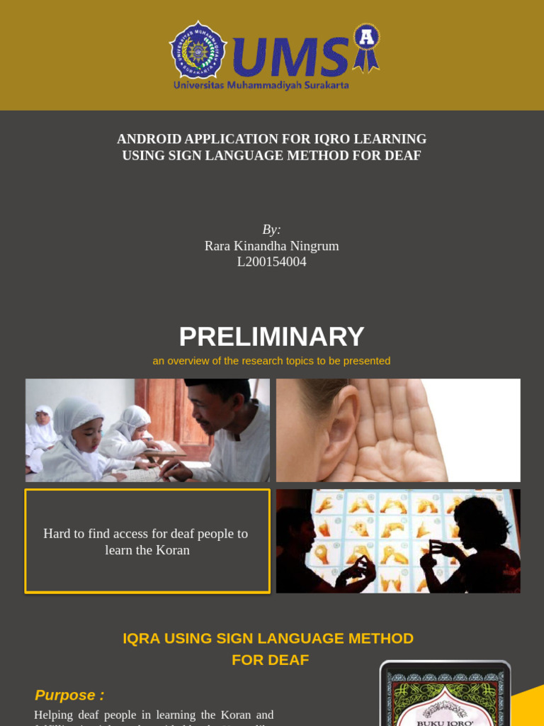 Sign Language App for Quran Learning | PDF