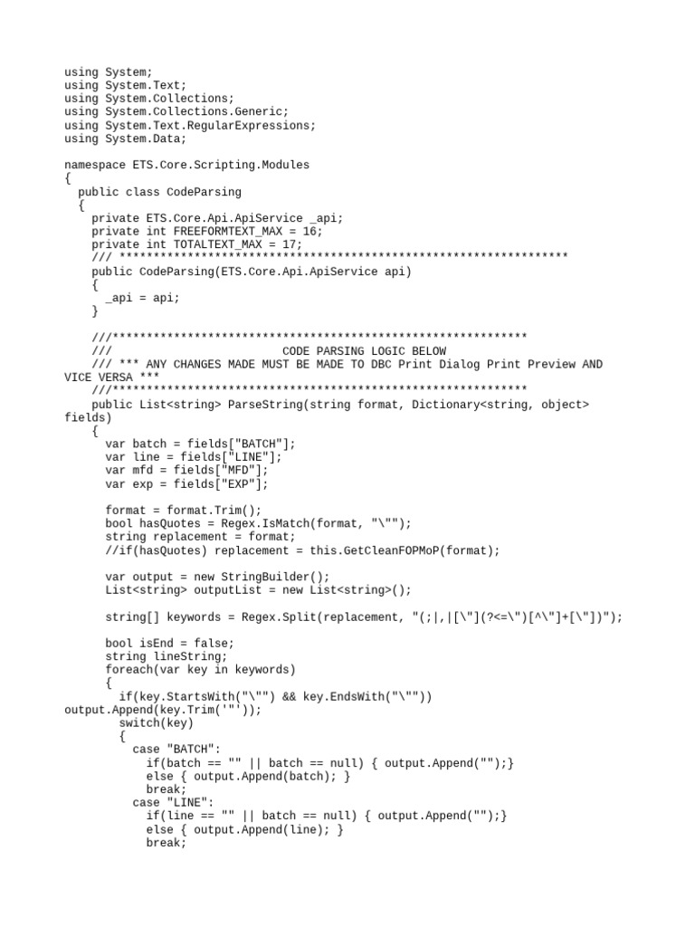 CODEPASING | PDF | Computer Programming | Software