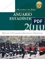 Estadísticas de Robo en El Perú 2010