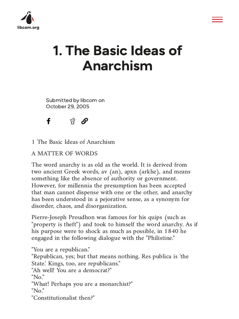 Cpte newton the basic ideas of anarchism libcom pdf