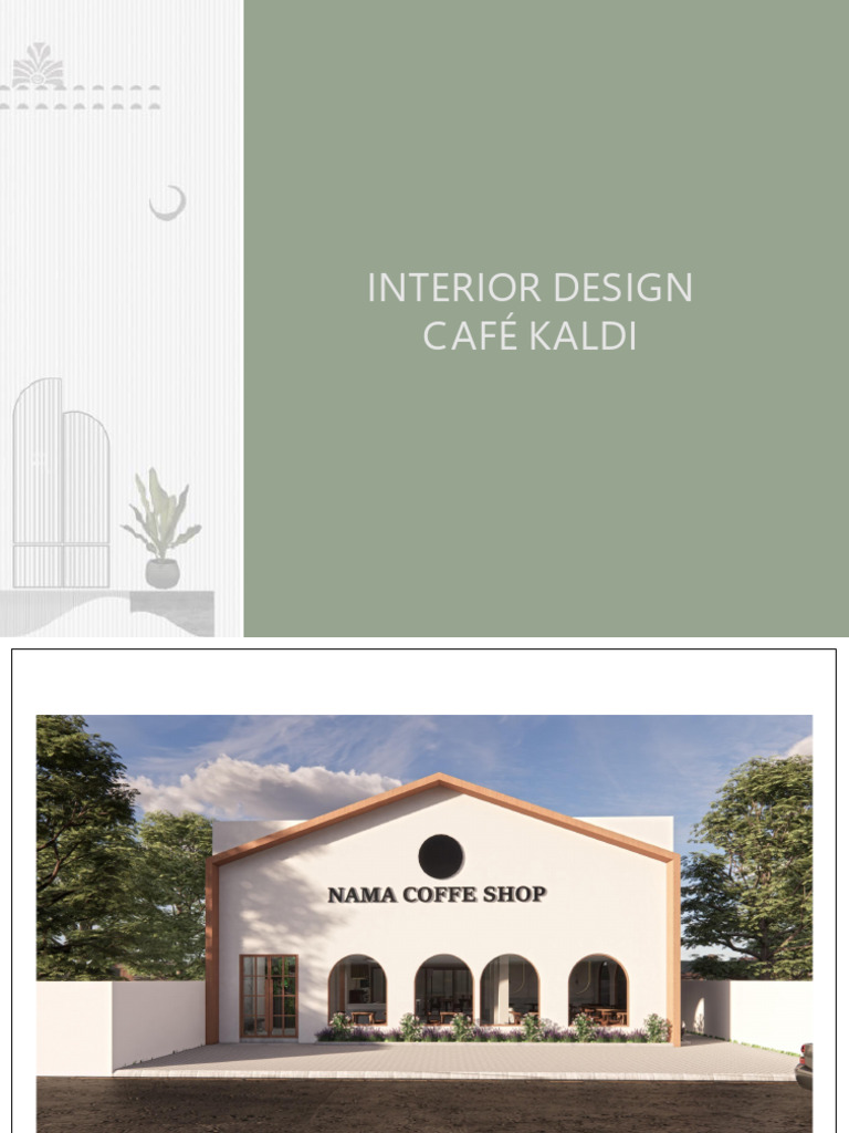 Café Kaldi Interior Design Overview | PDF