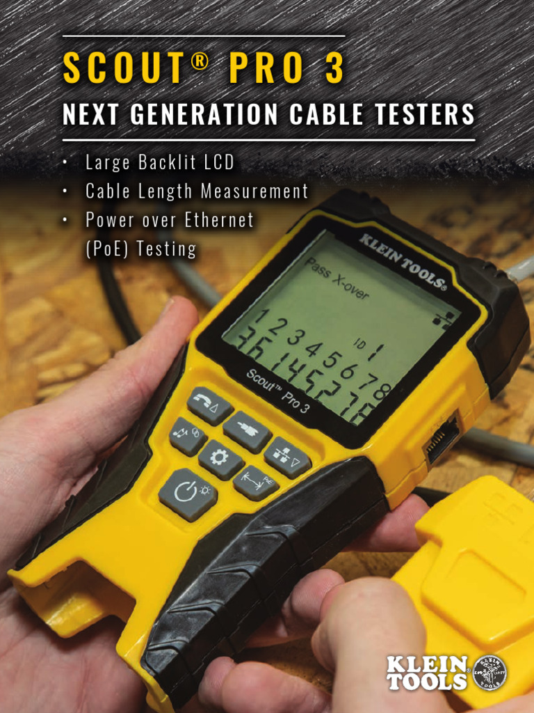 Scout Pro 3 Cable Tester Overview | PDF | Coaxial Cable | Computer ...