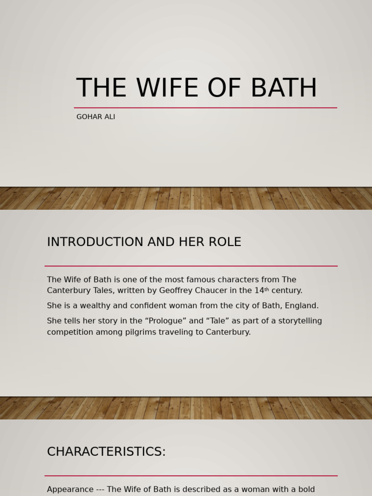 The Wife of Bath | PDF