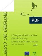 I Congreso Sobre Energia Eolica y Conservacion de La Fauna. Libro de Resumenes