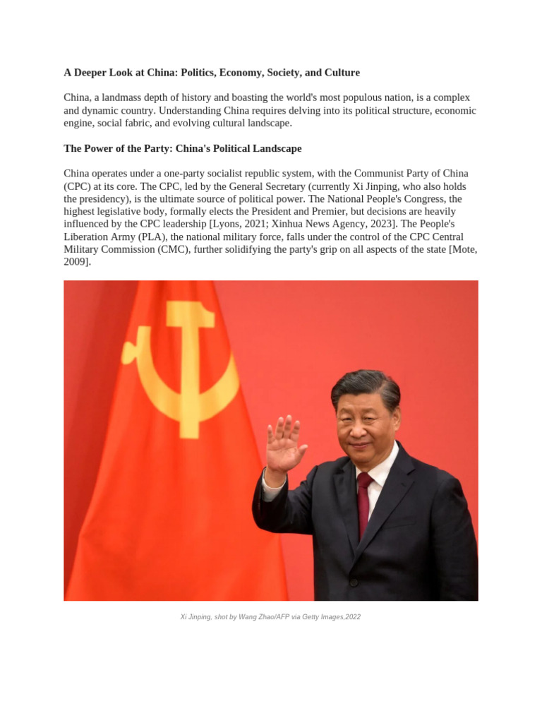A Deeper Look at China | PDF | China | World Politics