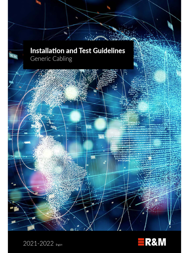 Installation Guidelines for R&M Cabling | PDF | Computer Network ...