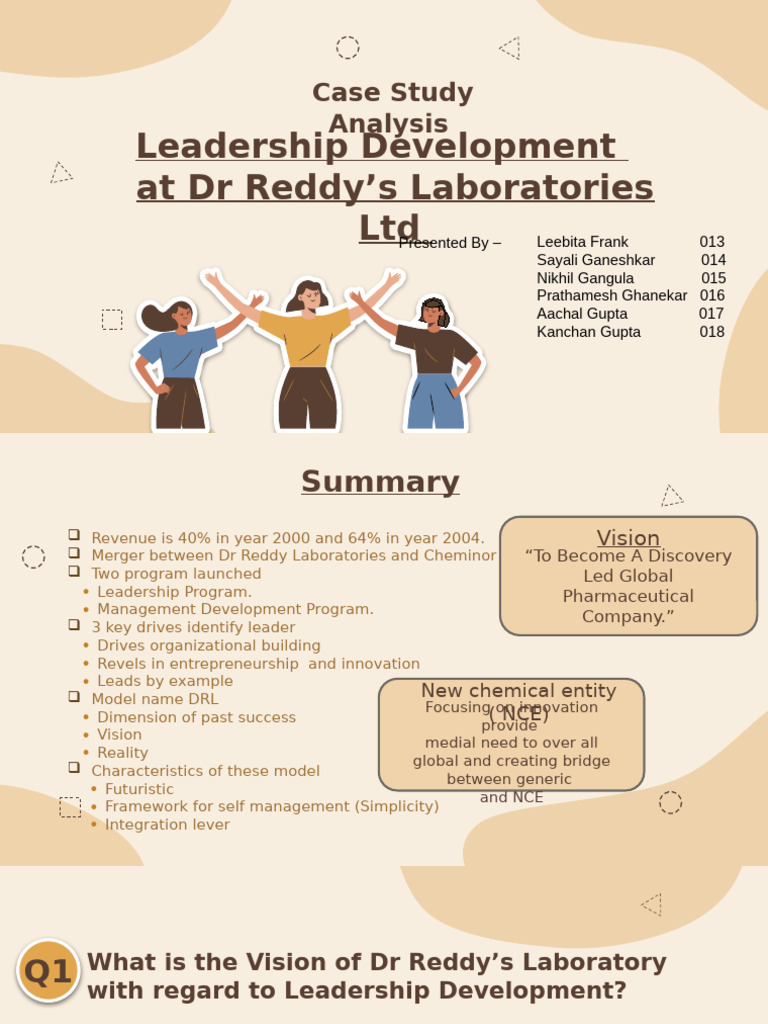 Leadership Development (Case Study PPT) | PDF | Leadership | Innovation