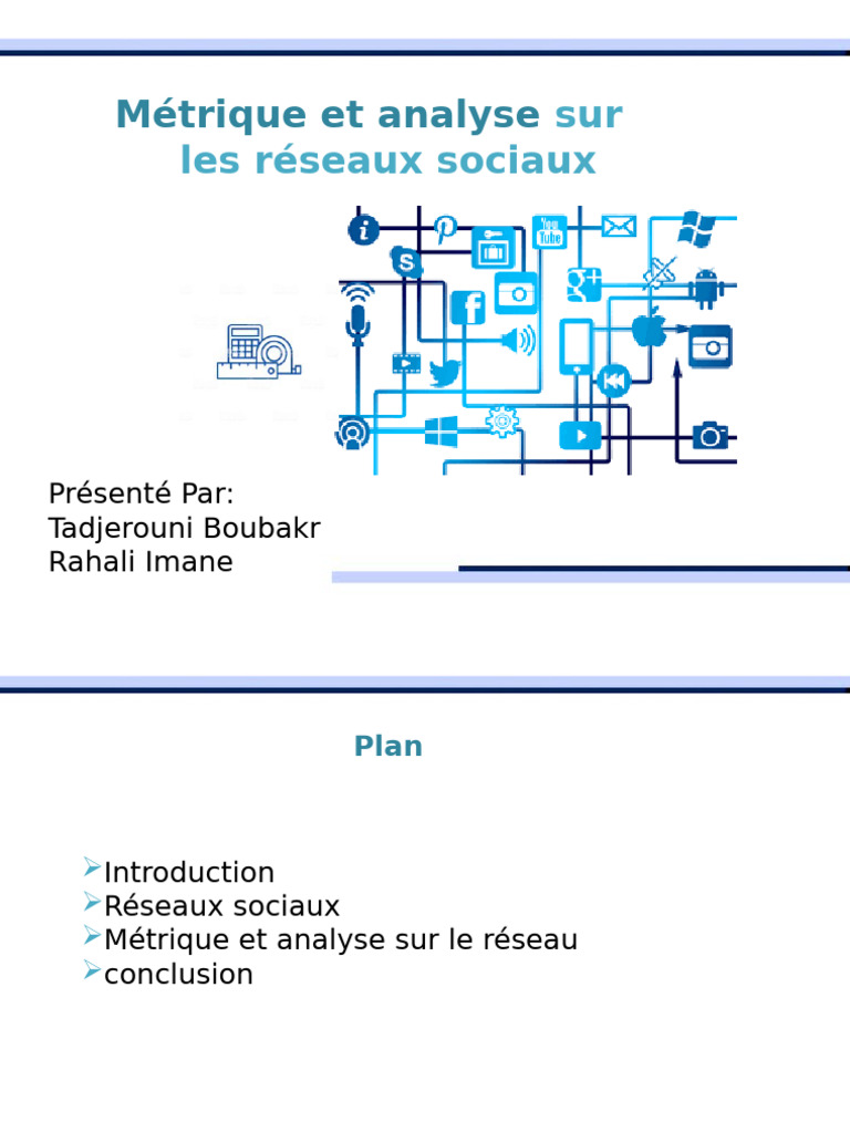 Analyse des métriques des réseaux sociaux | PDF
