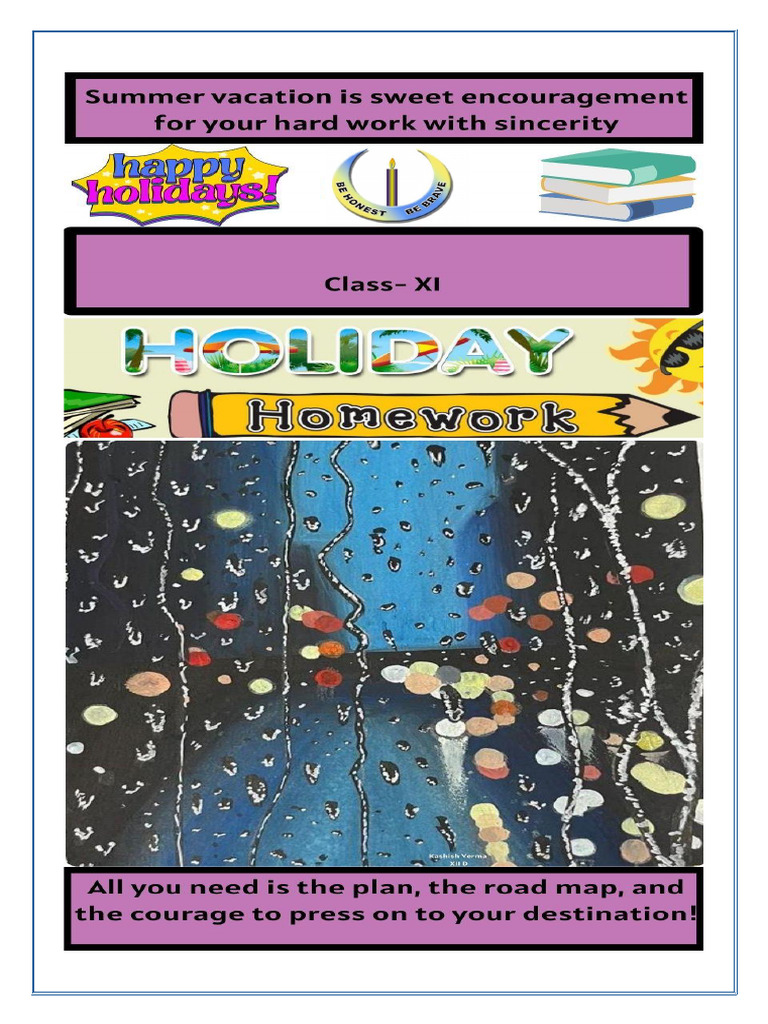 Class Xi - Holiday Homework - Final | PDF | Demand | Elasticity (Economics)