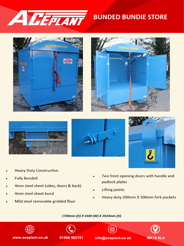 Heavy Duty Bunded Storage Solution | PDF