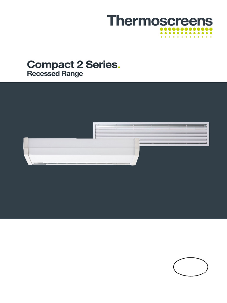 Compact 2 Series Air Curtain Manual | PDF | Thermostat | Fuse (Electrical)