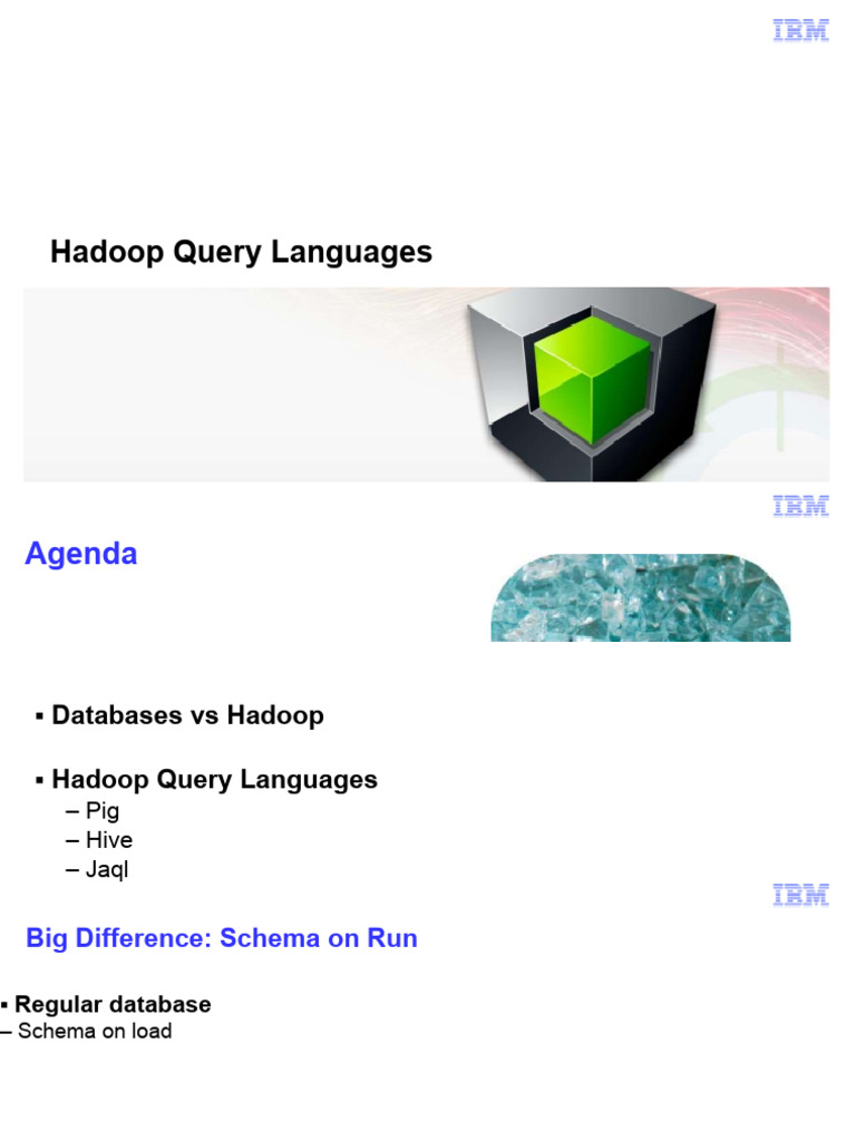 06 Hadoop Query Languages | PDF | Software Engineering | Computing