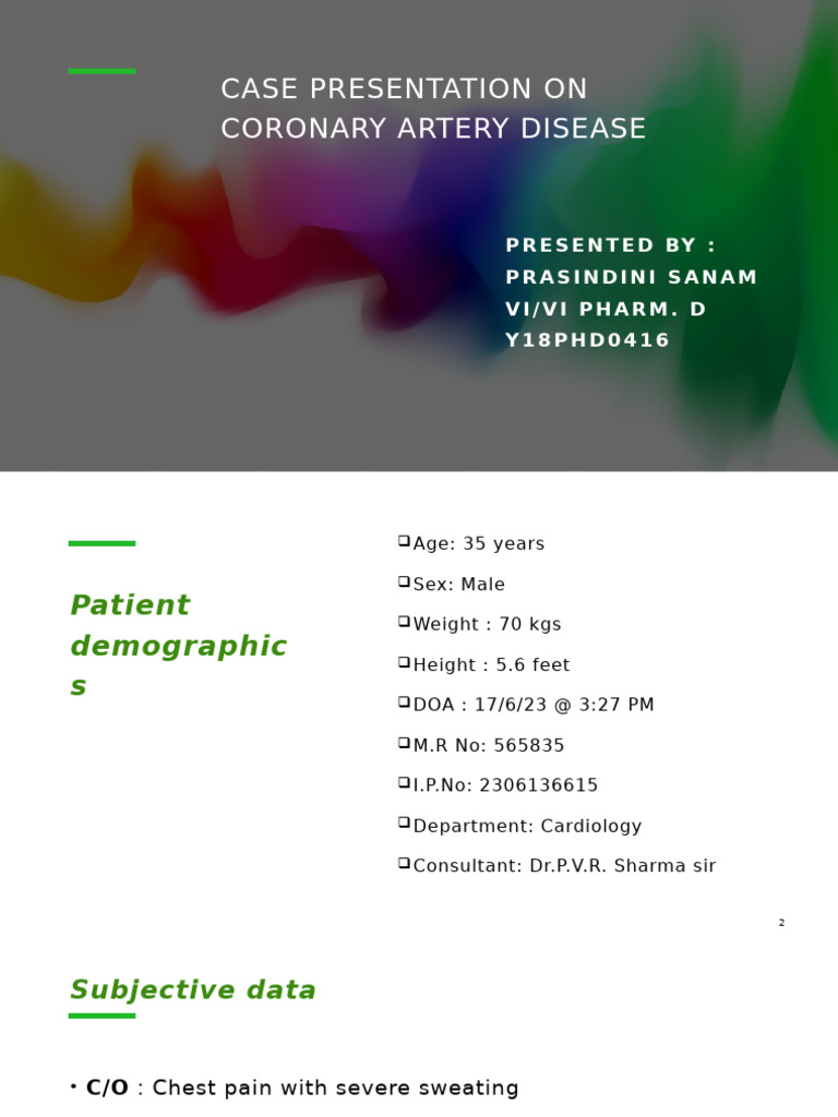 Coronary Artery Disease | PDF | Myocardial Infarction | Percutaneous ...