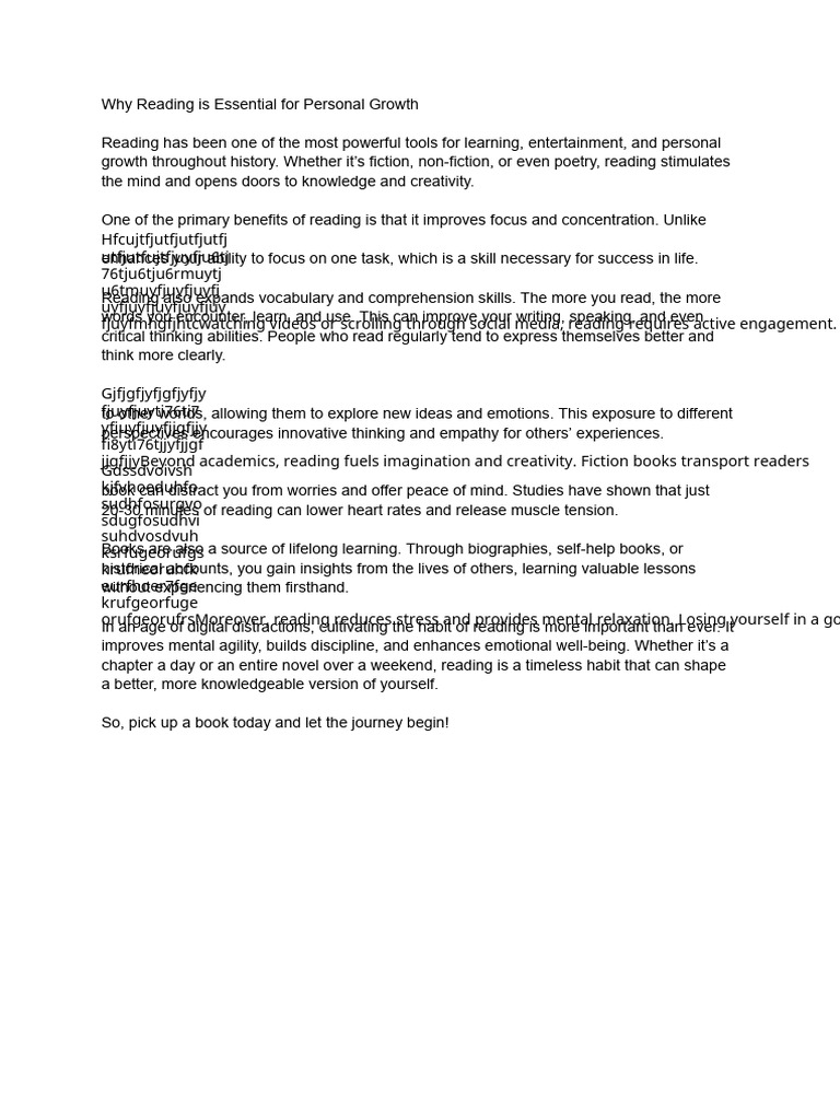 The Power of Reading - Edited (1) - Edited - Edited | PDF | Creativity ...