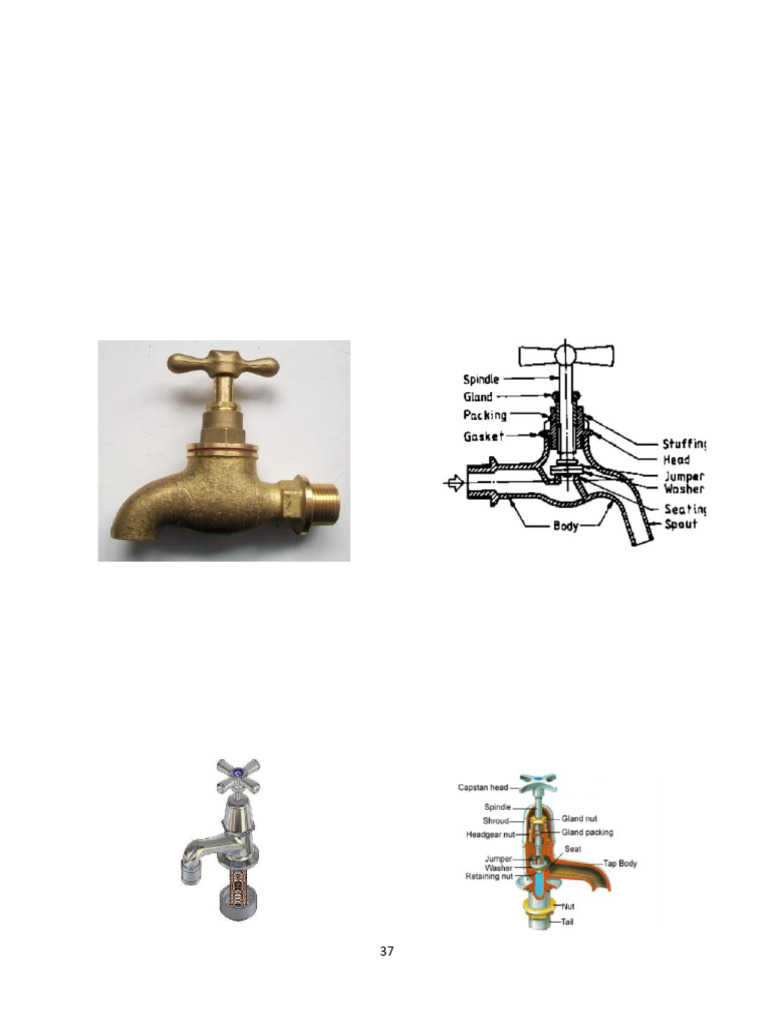 Fittings 001 Plumbing Theory | PDF | Tap (Valve) | Valve