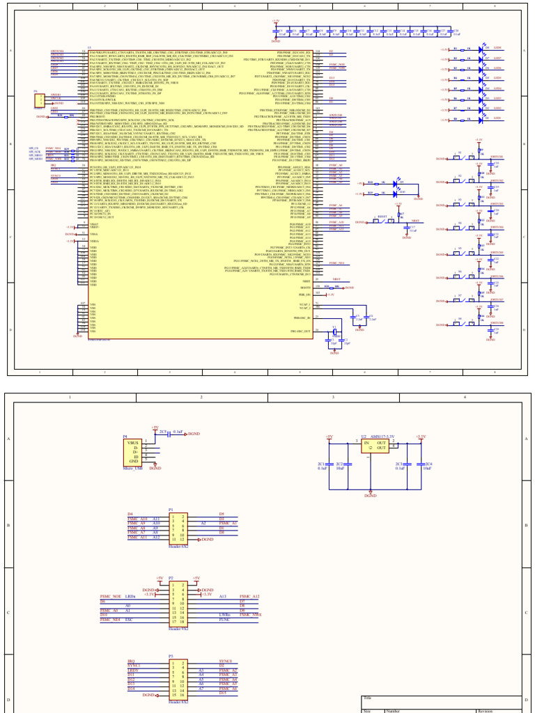 EtherCAT STM32F407 MCU Schematic | PDF