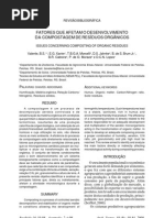FATORES QUE AFETAM O DESENVOLVIMENTO DA COMPOSTAGEM DE RESÍDUOS ORGÂNICOS