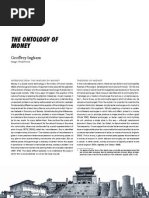 The Ontology of Money by Geoffrey Ingham - TWILL #14