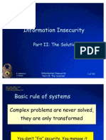 Information in Security Part 2 The Solution