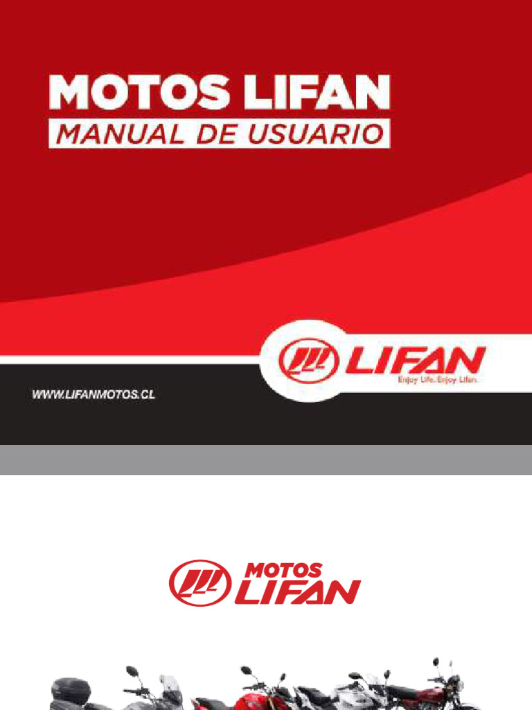 Manual de Usuario Moto Lifan 110cc | PDF | Motocicleta | Embrague