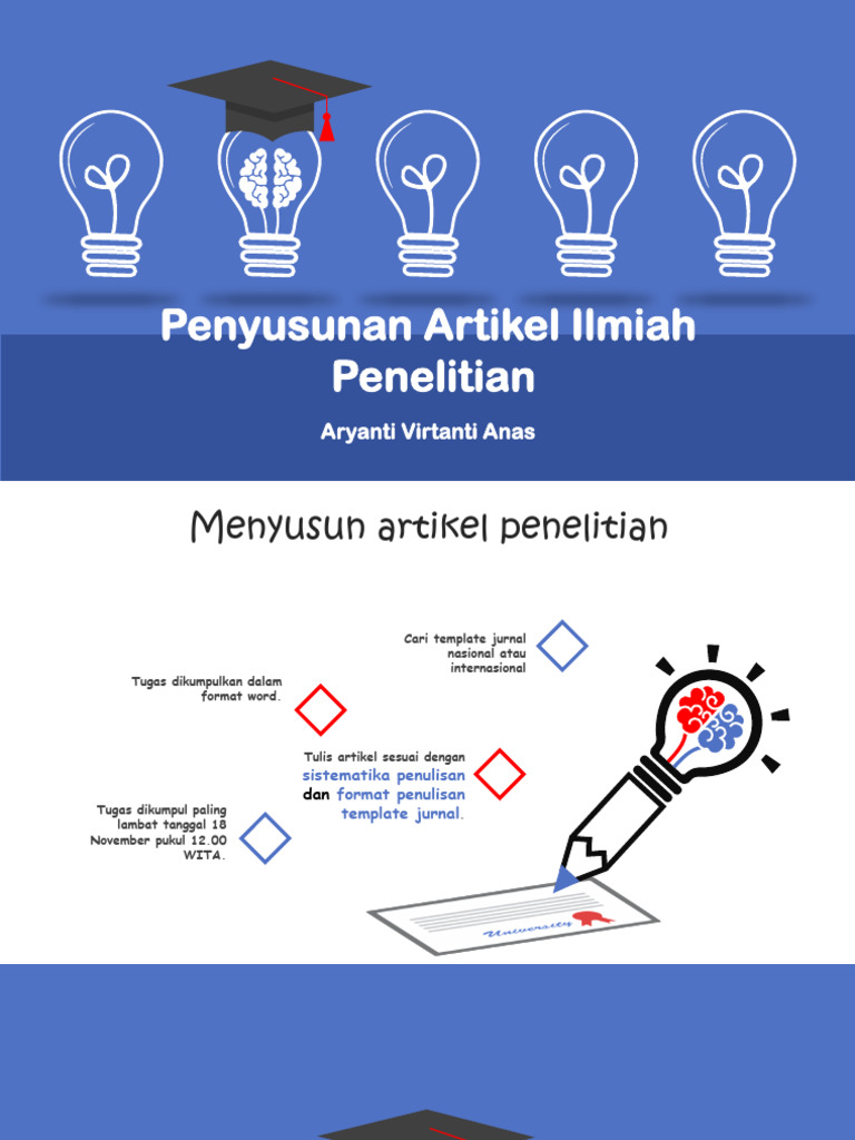 Panduan Menyusun Artikel Ilmiah | PDF